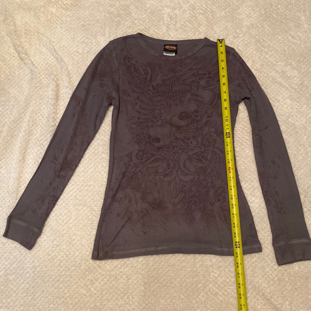 Women’s Harley Davidson Gray Thermal shirt